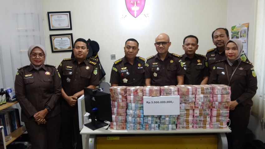 Kejati Sumut Terima Pengembalian Kerugian Negara Rp3,5 Miliar dari Kasus Korupsi Pemotongan Dana Desa Kota Padangsidimpuan