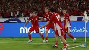 Indonesia Unggul 1 - 0 atas China di Babak Pertama