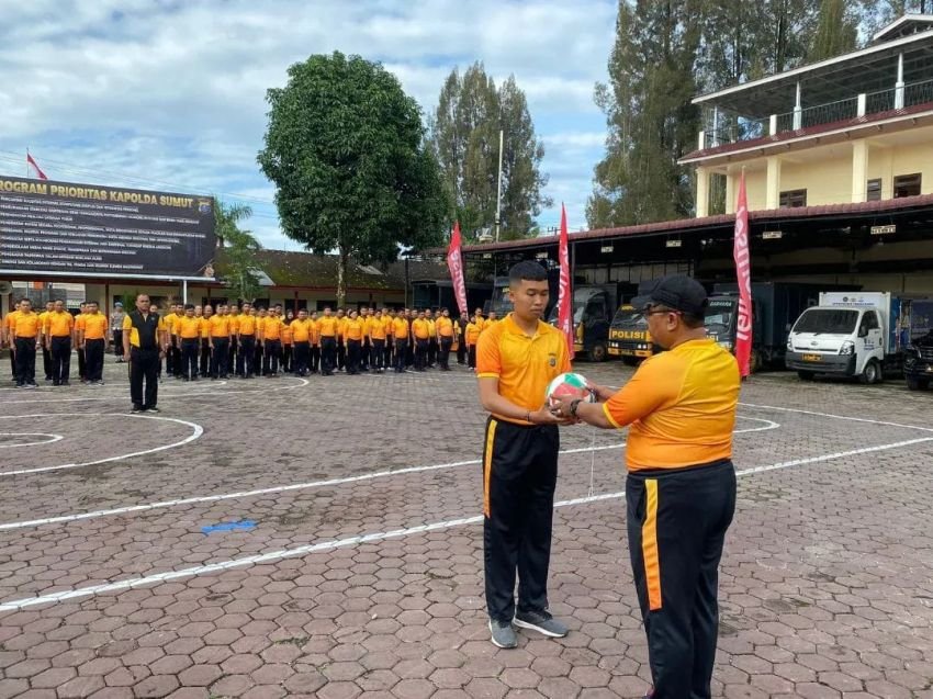 Polres Tanah Karo Gelar Perlombaan Olahraga Internal Personel