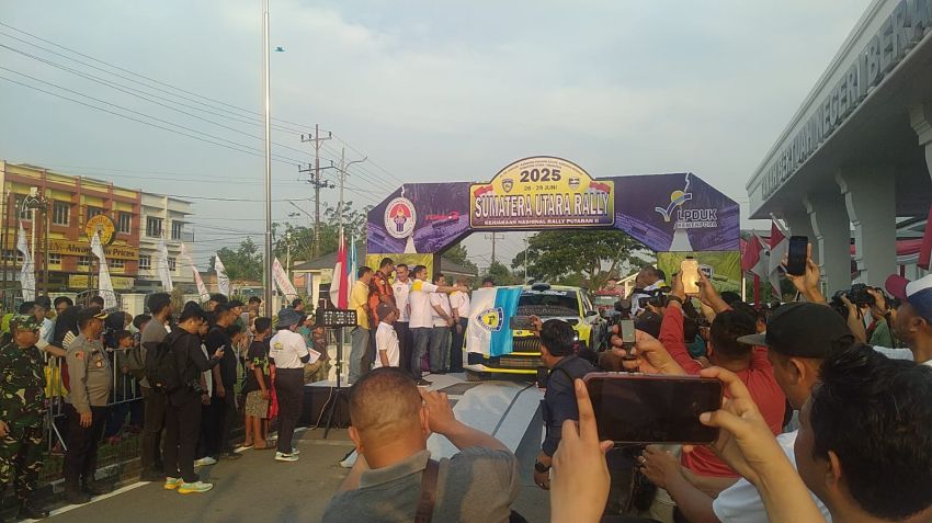 Kejurnas Rally 2025 Resmi Dibuka di Sergai, Ijeck: Semua Lawan Berat