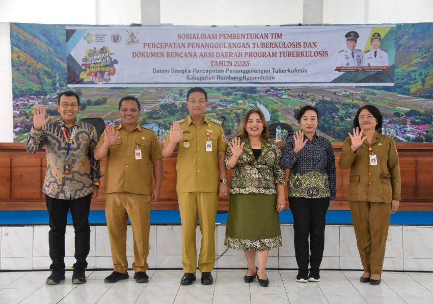 Bupati Humbahas Buka Sosialisasi Penguatan Tim Percepatan Penanggulangan TBC