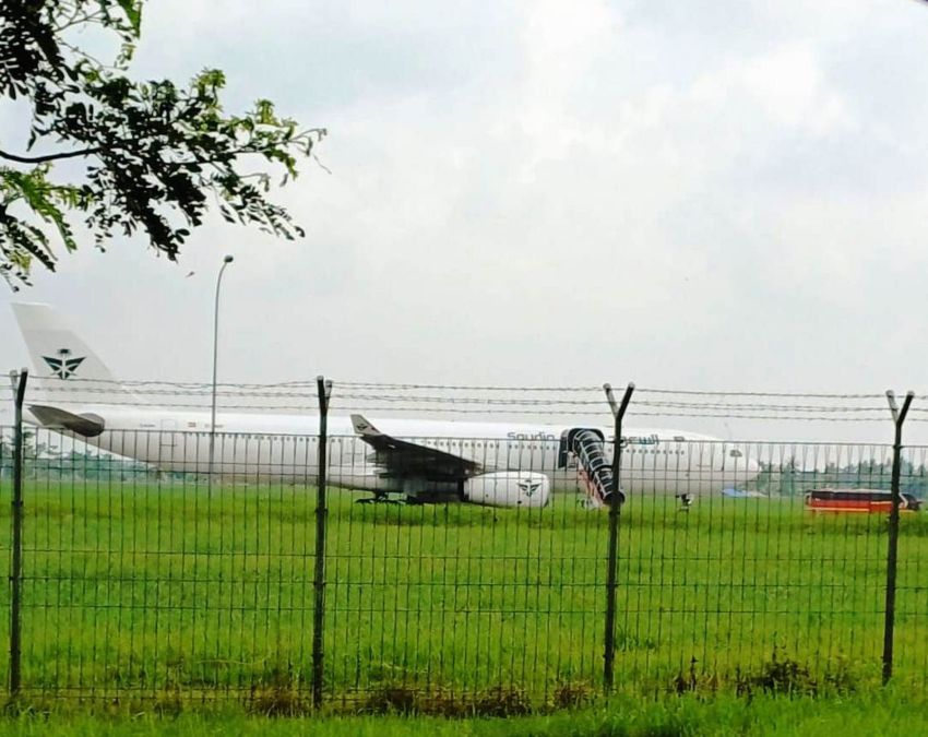 Lagi, Pesawat Membawa Haji Tujuan Surabaya Mendarat Darurat di Bandara Kualanamu