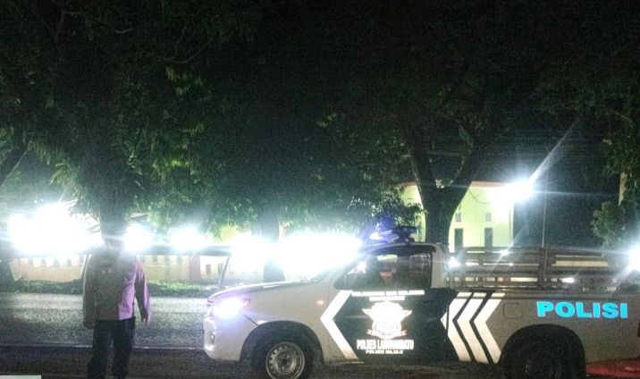 Tekan Kejahatan Jalanan Malam, Polsek NA IX-X Intensifkan Patroli Blue Light