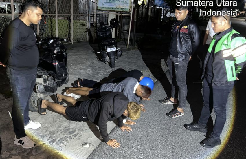 Gagalkan Aksi Tawuran di Jalan Wahidin Pematangsiantar, 3 Remaja Diamankan