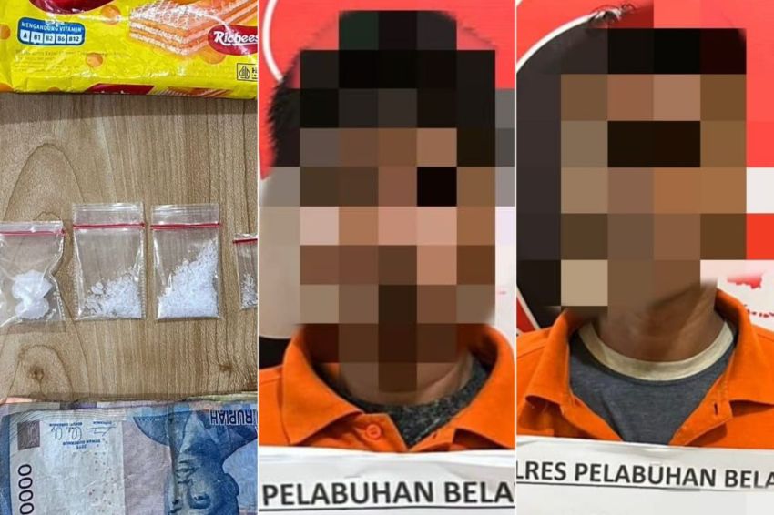 Polres Belawan Ringkus Pengedar dan Pengguna Sabu di Medan Marelan