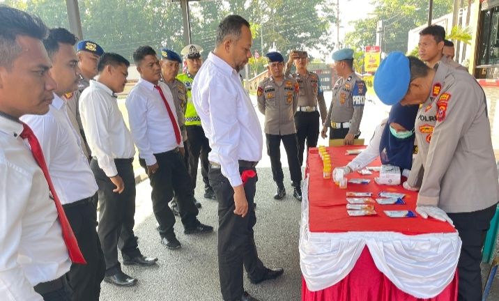 Polres Labuhanbatu Tes Urin Anggota, Semua Bebas dari Narkoba