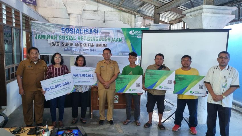 BPJS Ketenagakerjaan Taput Gandeng Dishub dan Disnaker Untuk Perlindungan Sopir