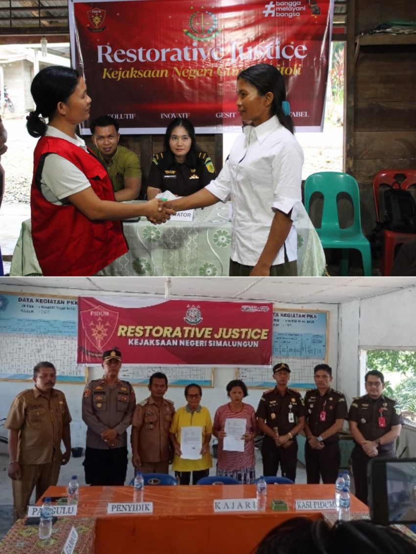 Terapkan RJ, Kejati Selesaikan 3 Perkara Penganiayaan dari Gunungsitoli Nias dan Simalungun
