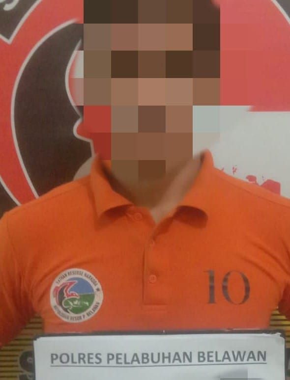 Polres Belawan Ringkus Pengedar Sabu di Martubung