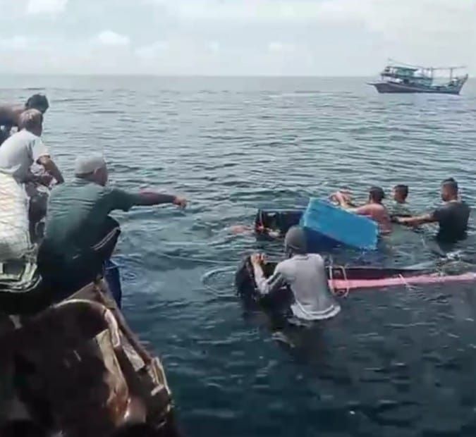 Diduga Ditabrak Kapal Tanker, KM Alfarida Karam di Perairan Pulau Berhala