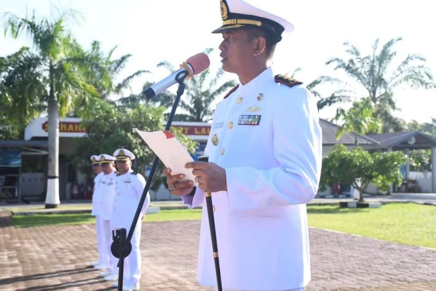 Peringati Hari Lahir Pancasila, Danlanal TBA Tegaskan Komitmen Kebangsaan