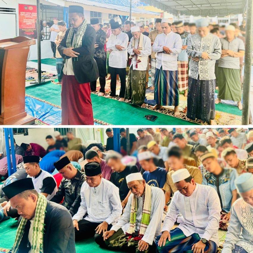 Momentum Hari Raya Idul Adha 1446 H, Kalapas Kotapinang Ajak WBP Memperbaiki Diri