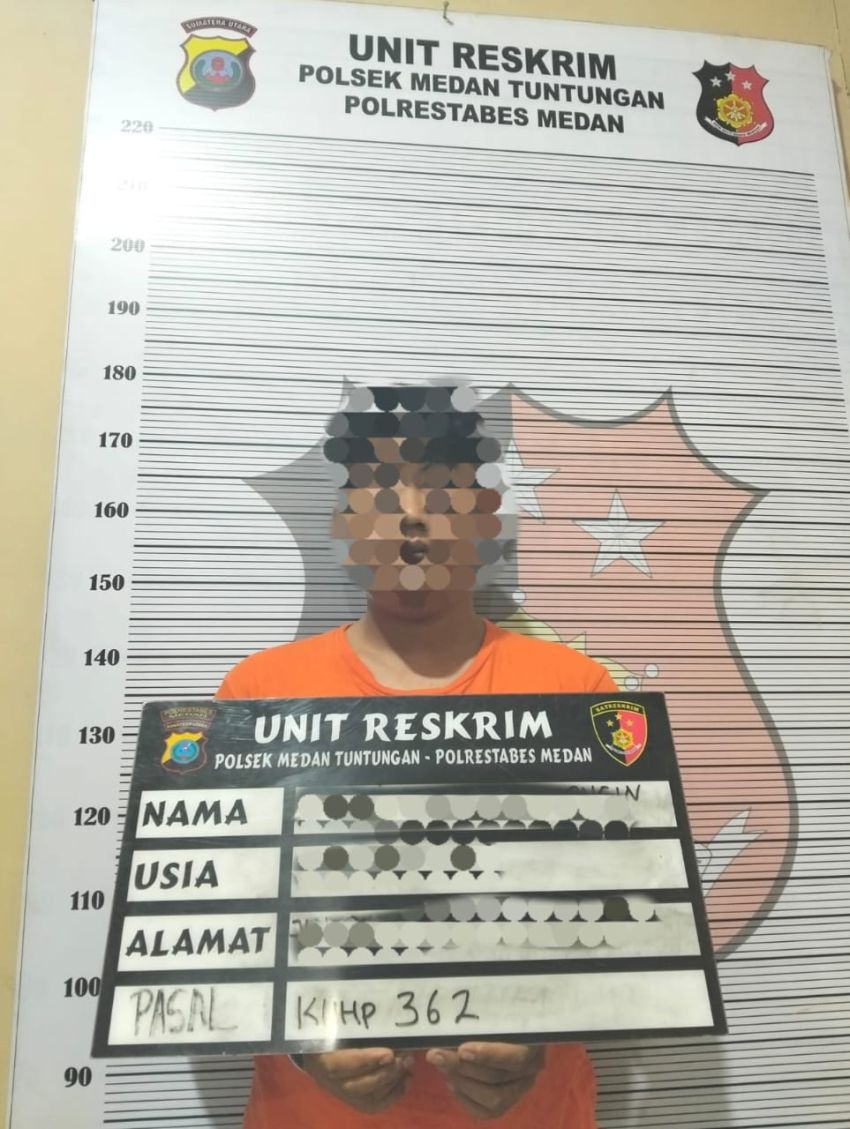 Diduga Curi Uang Rp130 Juta, Seorang Pria Diamankan Polsek Medan Tuntungan