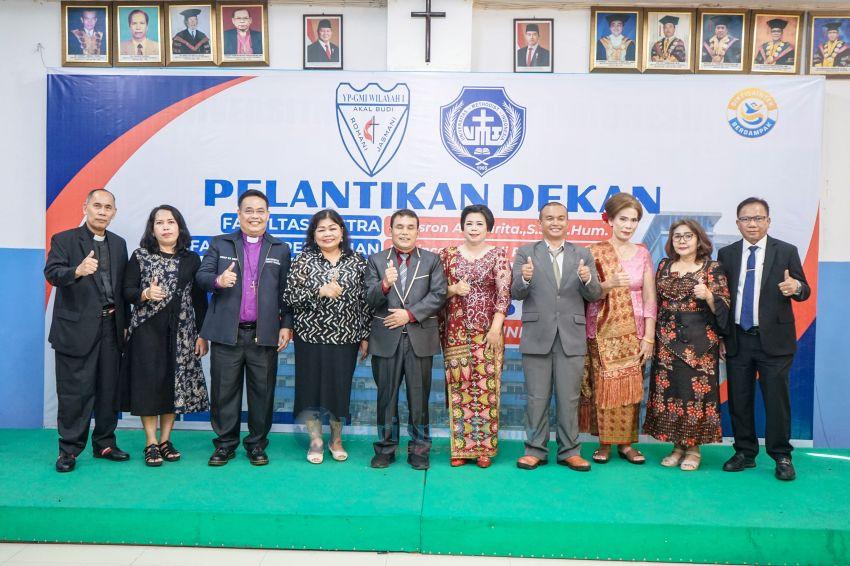 Lantik 2 Dekan, Pdt Binran Sipayung : Hadirkanlah Perubahan Positif