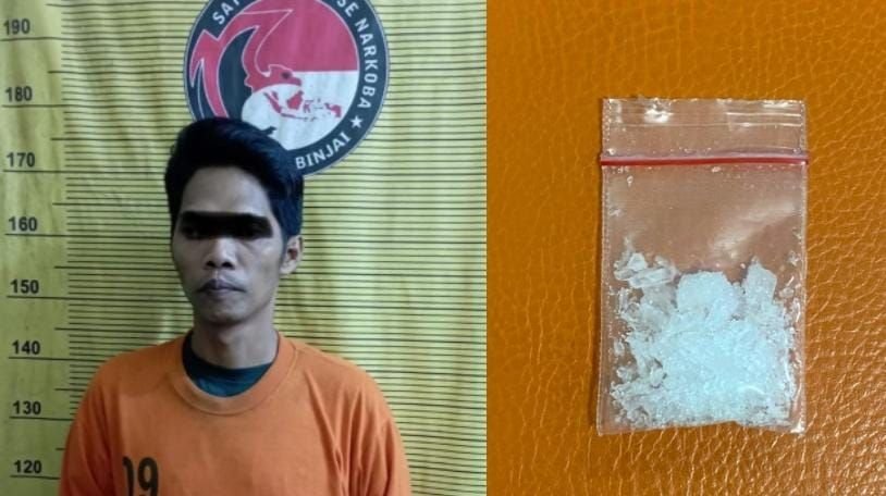 Polres Binjai Tangkap Bandar Sabu di Binjai Barat