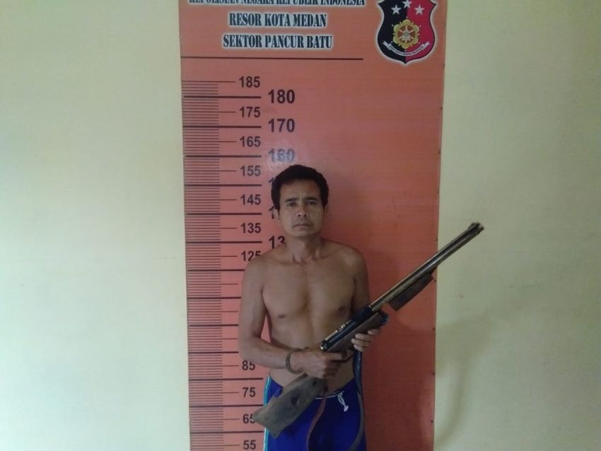 Pelaku Pengancaman Gunakan Senapan Angin di Pancurbatu Masih Diburu Polisi