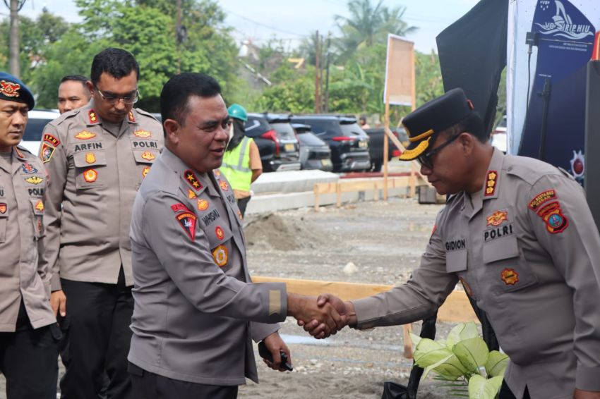 Kapolrestabes Medan Dampingi Kapolda Sumut di Groundbreaking Ketahanan Pangan