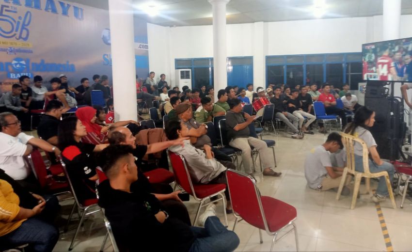 SNN dan SIB TV Gelar Nobar Indonesia VS Cina