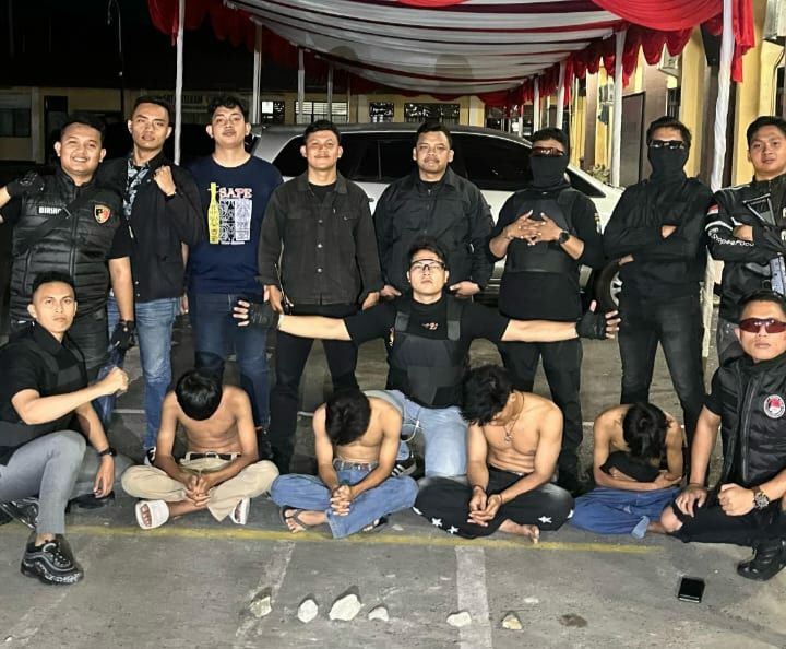 Polres Pematangsiantar Bubarkan Tawuran, 4 Remaja Diamankan