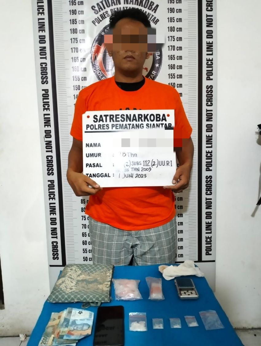 Edarkan Sabu, Pria Asal Simalungun Ditangkap Polisi