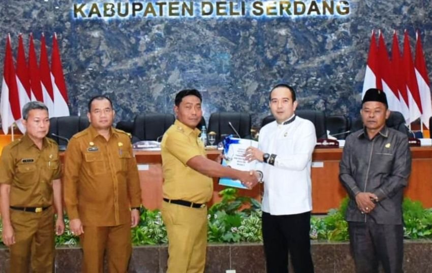 Ranperda APBD Diserahkan, Realisasi PAD Deliserdang Tahun 2024, Rp 1,1 Triliun