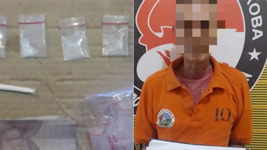 Polres Belawan Ringkus Pengedar Sabu di Desa Hamparan Perak