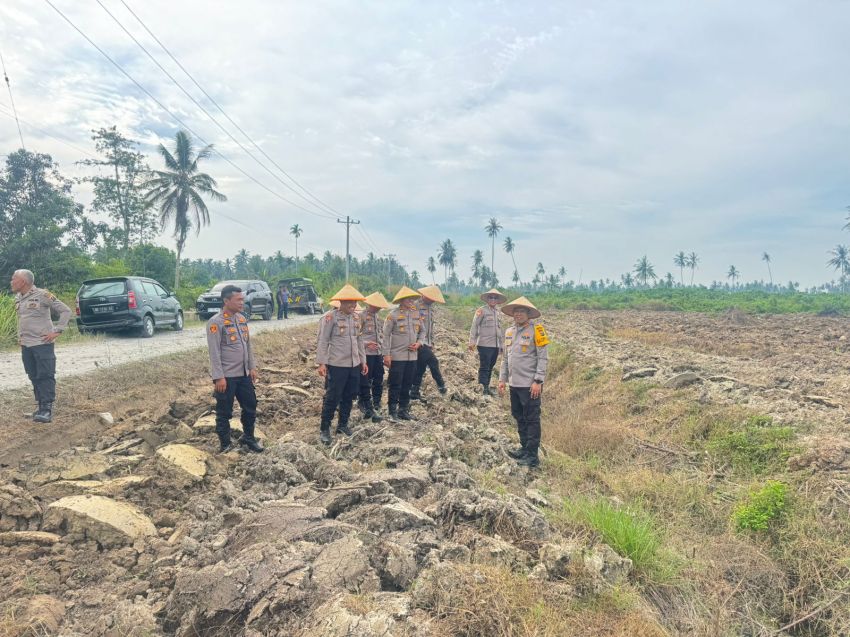 Dukung Program Ketapang, Kapolres Tinjau Lokasi Lahan Jagung di Tanjungbalai