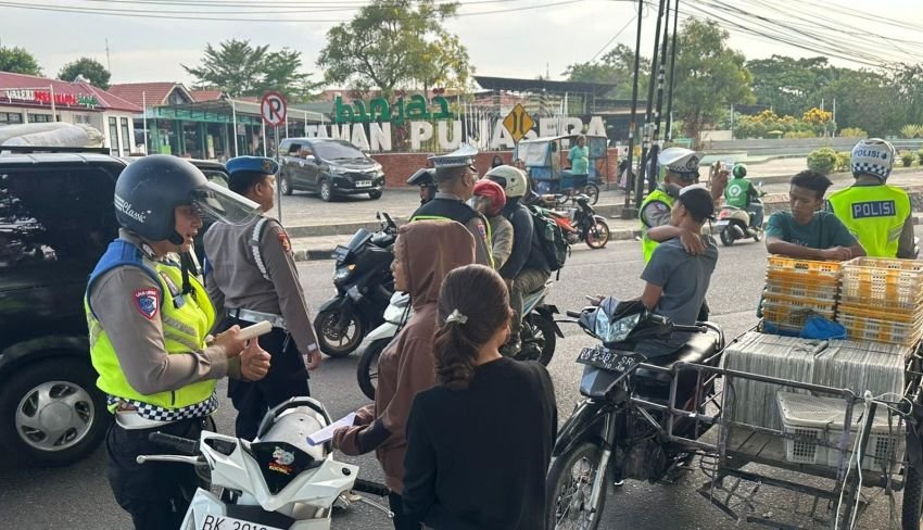 11 Hari Operasi Patuh Toba, Polres Binjai Tindak 517 Pelanggaran