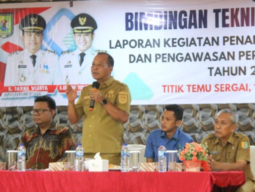 Pemkab Sergai Dorong Kepatuhan Pelaku Usaha Lewat Bimtek LKPM dan Pengawasan Perizinan