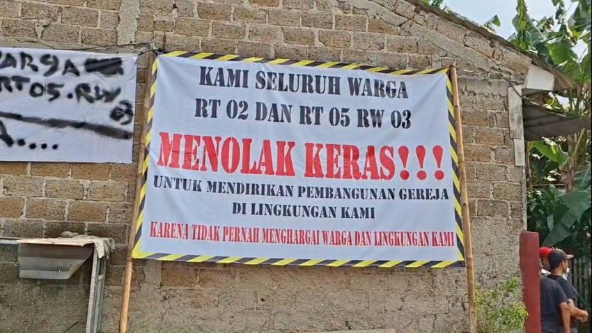 Miliki Izin IMB, Warga Depok Tolak Pembangunan Gereja GBKP
