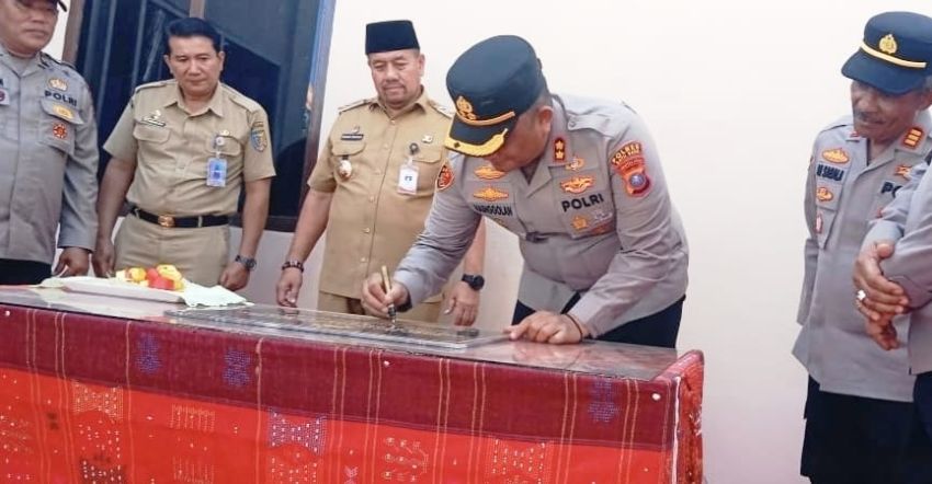 Resmikan Renovasi Mako Polsek Medangderas, Kapolres: Layani Masyarakat dengan Sebaik-baiknya