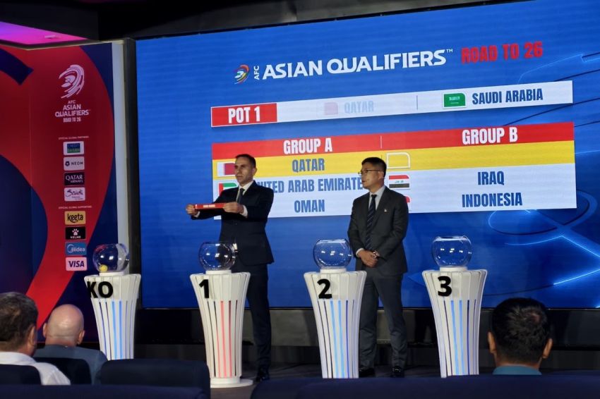 Undian Putaran Keempat Kualifikasi Piala Dunia, Timnas Indonesia Grup Bersama Arab Saudi dan Irak