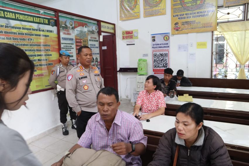 Kapolres Simalungun Sidak ke Pelayanan SKCK