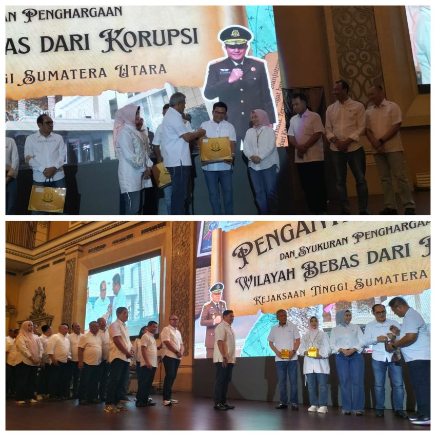 Kejati Sumut Gelar Acara Pengantar Tugas dan Syukuran Penghargaan Wilayah Bebas dari Korupsi