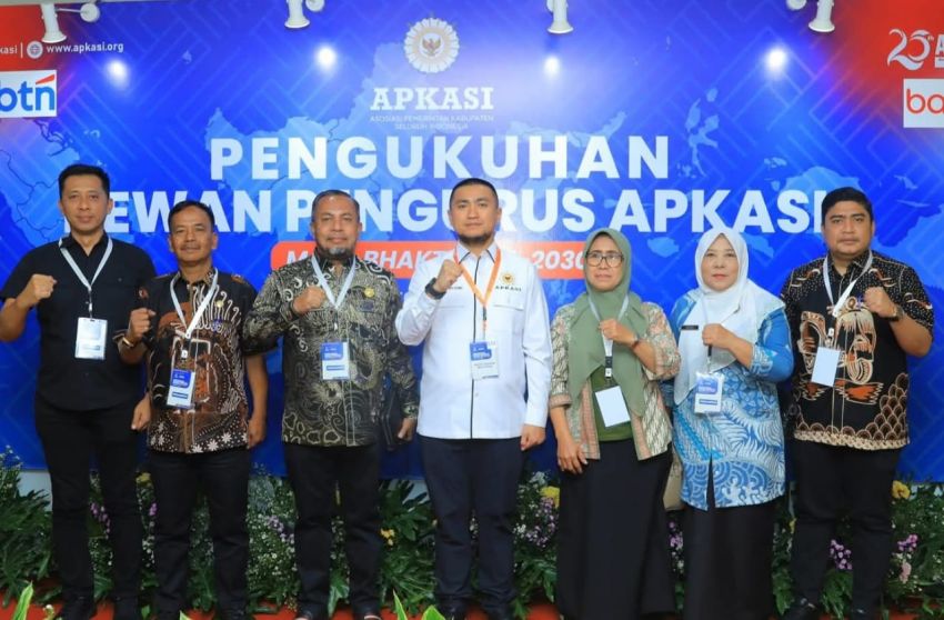 Bupati Labura Dikukuhkan Jadi Pengurus Apkasi 2025&ndash;2030 di Jakarta