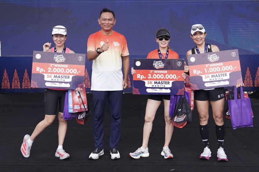 BMPD Medan Run 2025 Pecahkan Rekor MURI Transaksi QRIS Terbanyak