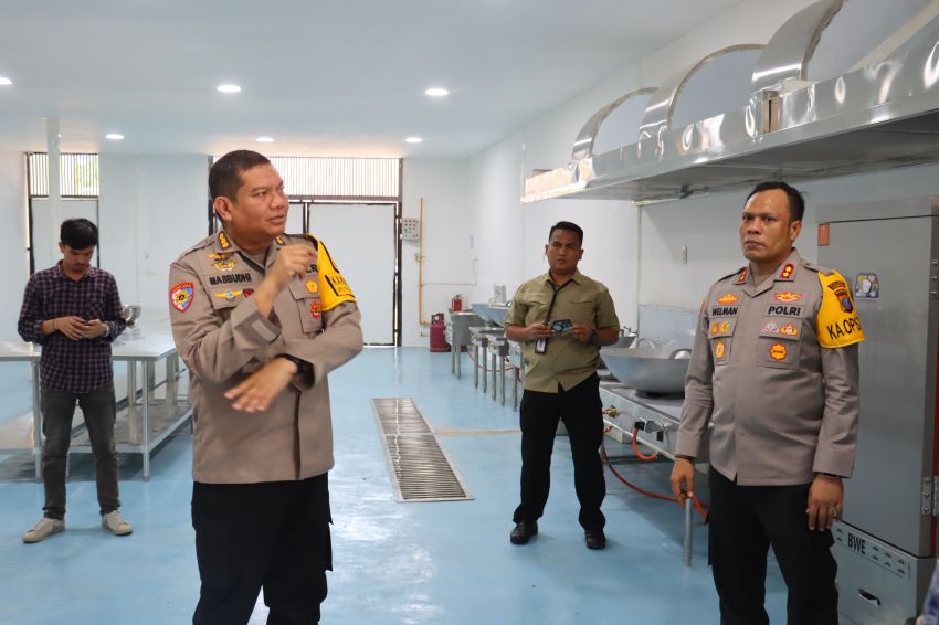 Irwasda Polda Sumut Tinjau SPPG Polres Tanjungbalai