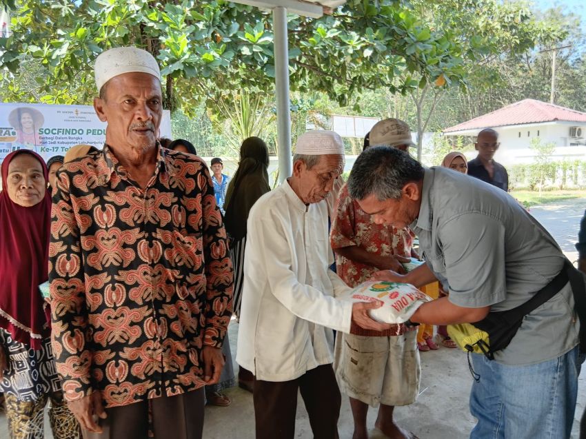 PT Socfindo Aek Pamienke Gelar Aksi Sosial Sambut HUT ke-17 Kabupaten Labura