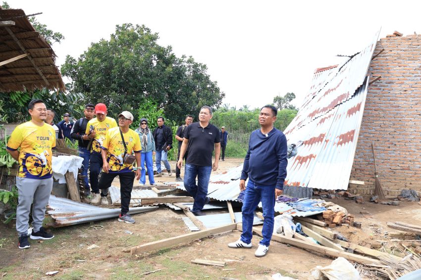 Darma Wijaya Tegaskan Pemkab Sergai Akan Maksimal Bantu Warga Terdampak Puting Beliung