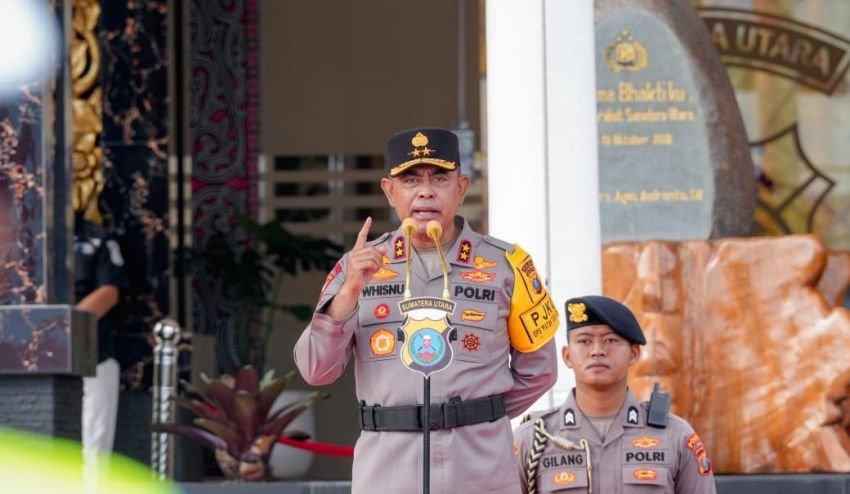 Pimpin Apel Operasi 'Patuh Toba 2025' Kapolda Sumut: Tingkatkan Disiplin di Jalan Raya