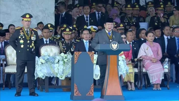Peringatan Hari Bhayangkara ke-79, Prabowo Ucapkan Terima Kasih ke Polri