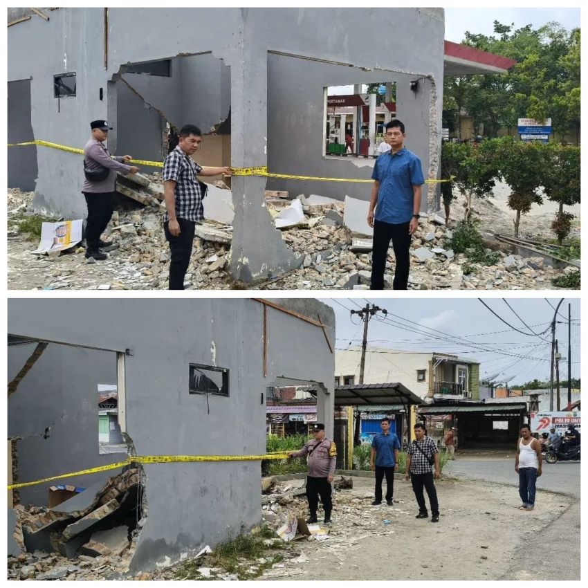Aji Syahputra Tewas Tertimbun Reruntuhan Bangunan Bekas Pos Penjagaan di Tanjungbalai