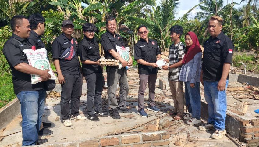 Forwakum Sergai Bantu Warga Terdampak Puting Beliung di Seirampah