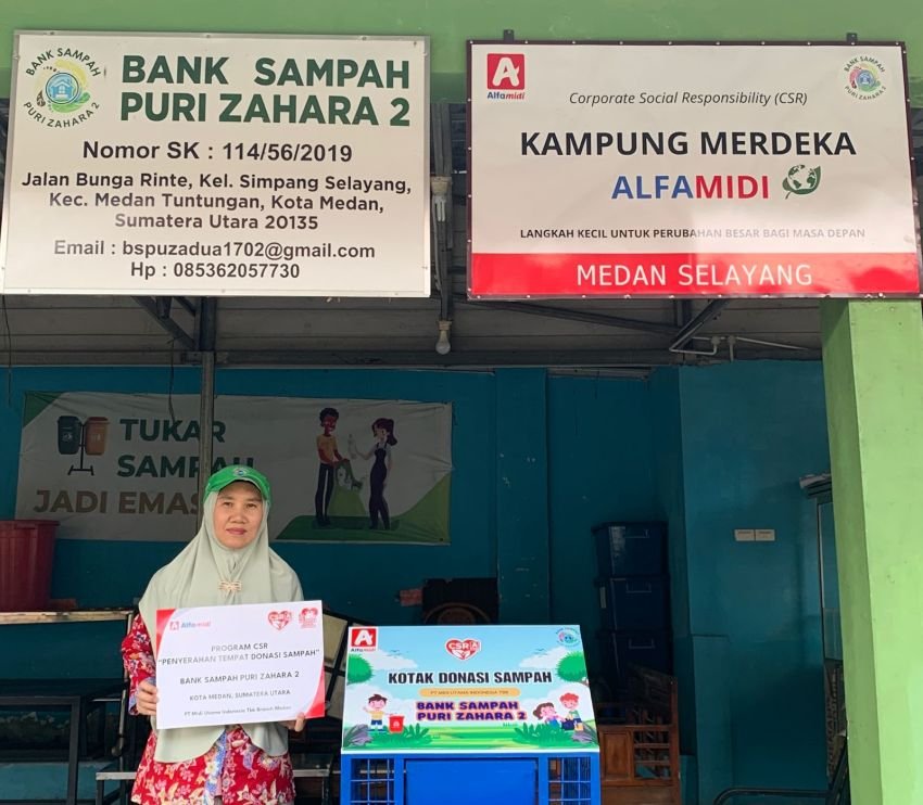 Sedekah Sampah Tebar Manfaat, Alfamidi Ajak Warga Peduli Lingkungan