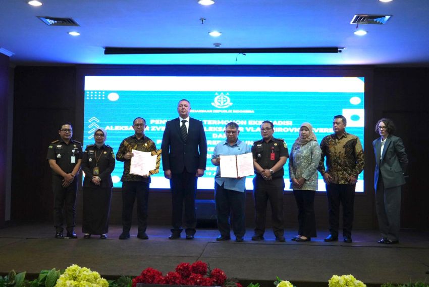 Kejaksaan Serahkan Ekstradisi ke Pemerintah Federasi Rusia