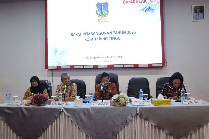 Plh Sekdako Tebingtinggi Tekankan Empat Prioritas Pembangunan di RKPD 2026