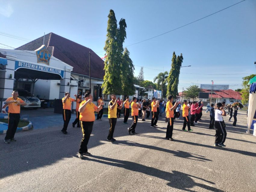 Pererat Silaturahmi, Polres Tanjungbalai Olahraga Bersama Instansi Pemerintah