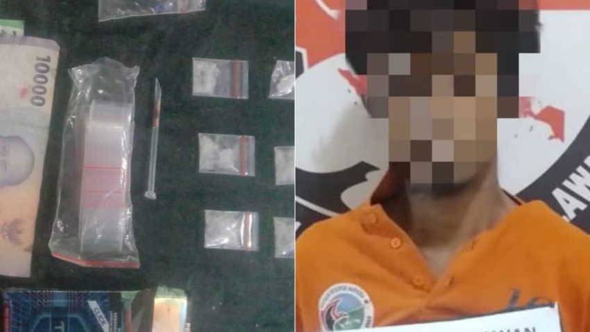 Polres Belawan Bekuk Pengedar Sabu di Medan Marelan