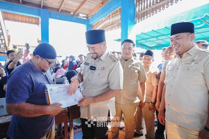 Bupati dan Wakil Bupati Batubara Tinjau Program Berlayar di Tanjung Tiram, Warga Sambut Positif