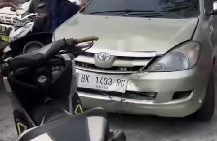 Pulang dari Gereja, Dua Perempuan Tewas Ditabrak Innova di Medan